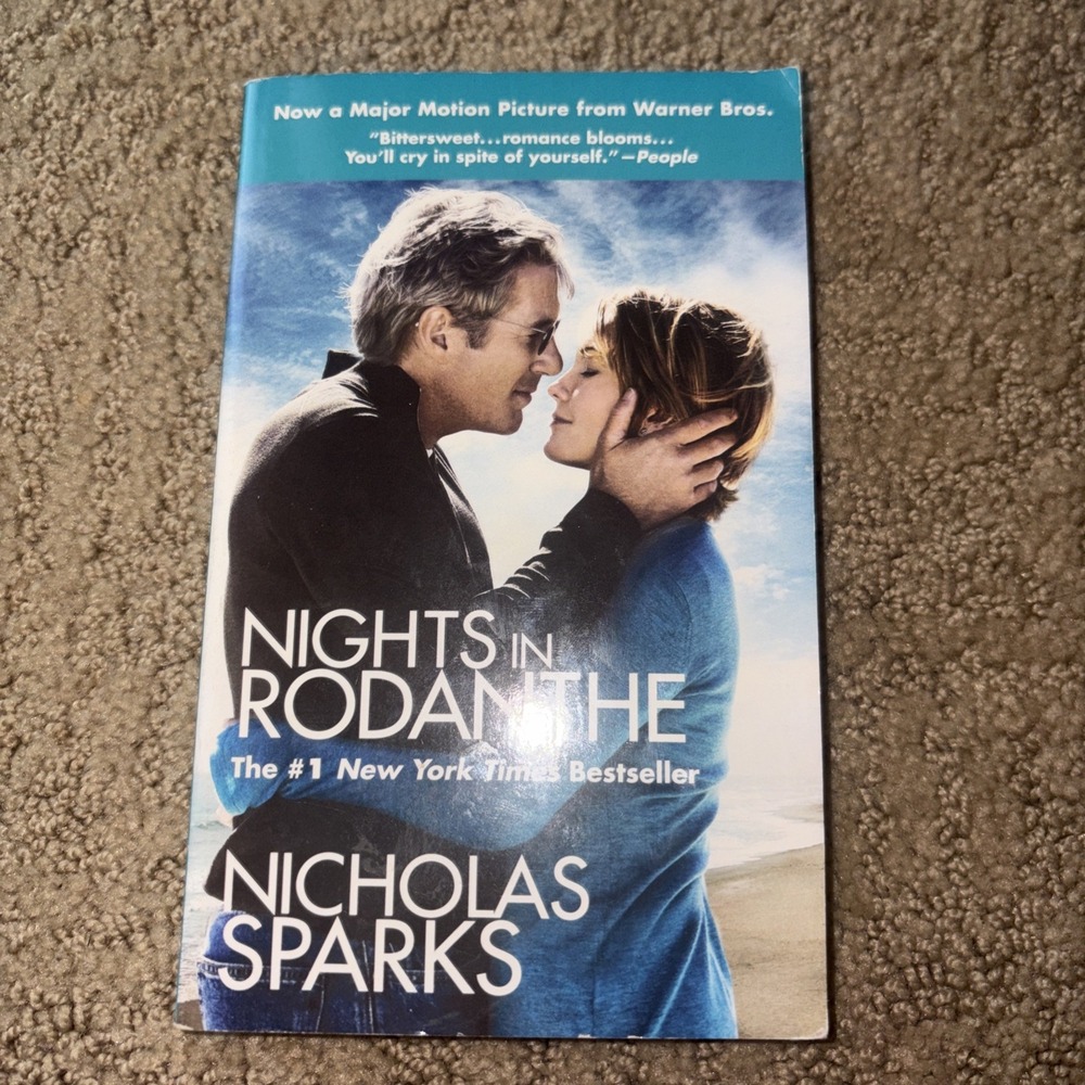 Nights in Rodanthe by Nicholas Sparks 2004 Mass Market Paperback Romance Novel